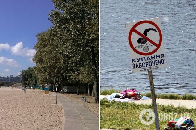 Тільки на шести пляжах столиці вода відповідає усім нормам