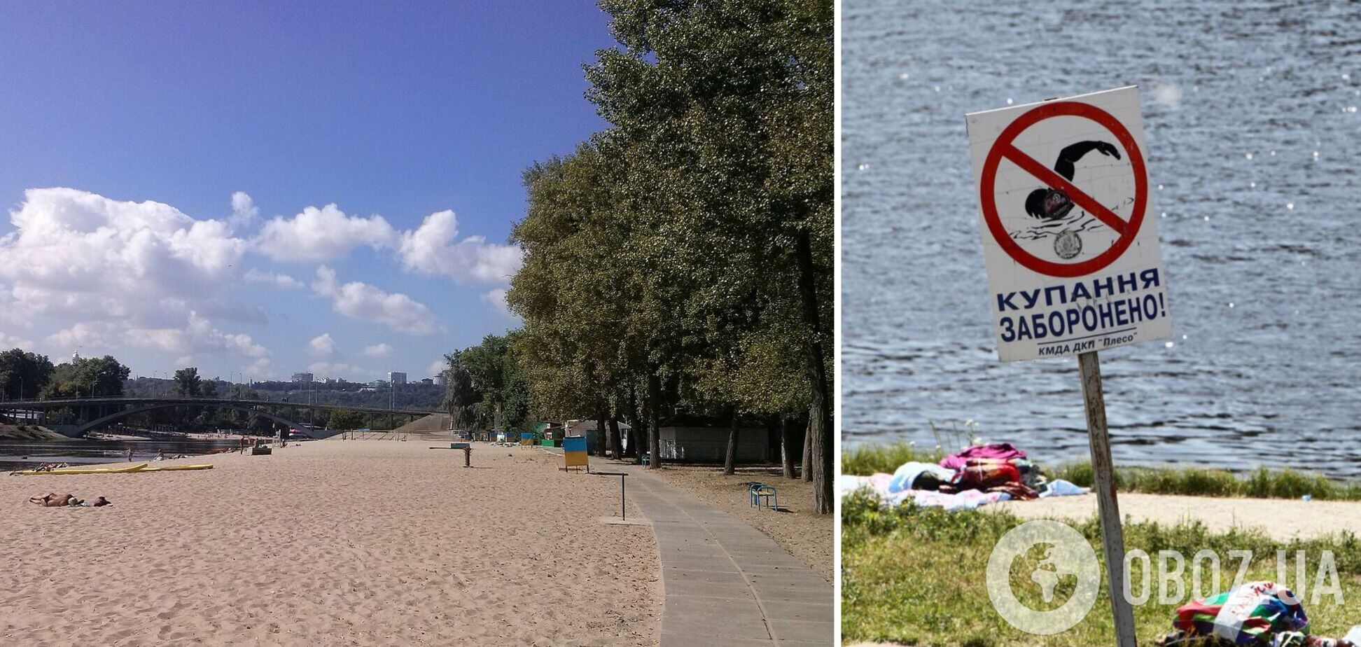 Тільки на шести пляжах столиці вода відповідає усім нормам