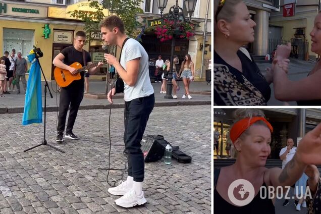 'Понаехали здесь': в Одессе женщина набросилась на уличных музыкантов из-за украинского языка. Видео
