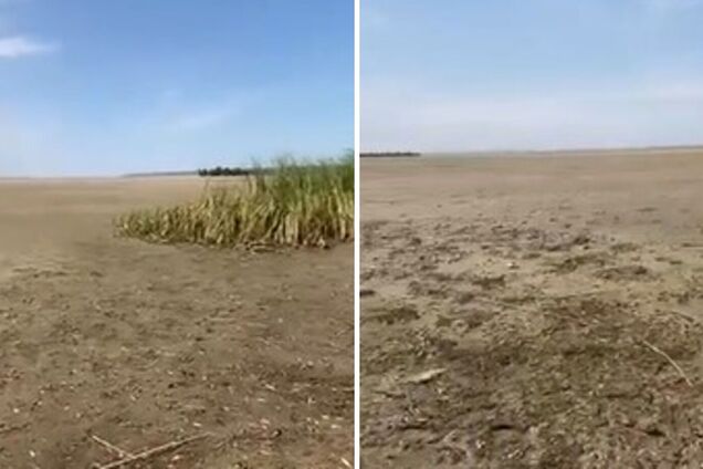 Замість води – величезна пустеля: у мережі показали, що лишилося на місці Каховського водосховища. Відео
