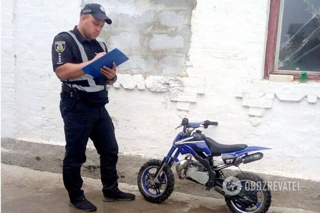 В результате столкновения ребенок получил травмы