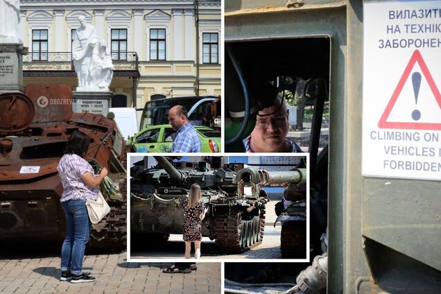 В Киеве обновили выставку уничтоженной российской техники