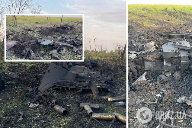 Куча металлолома: на Запорожье ВСУ уничтожили российскую гаубицу 'Мста-С' вместе с экипажем. Фото