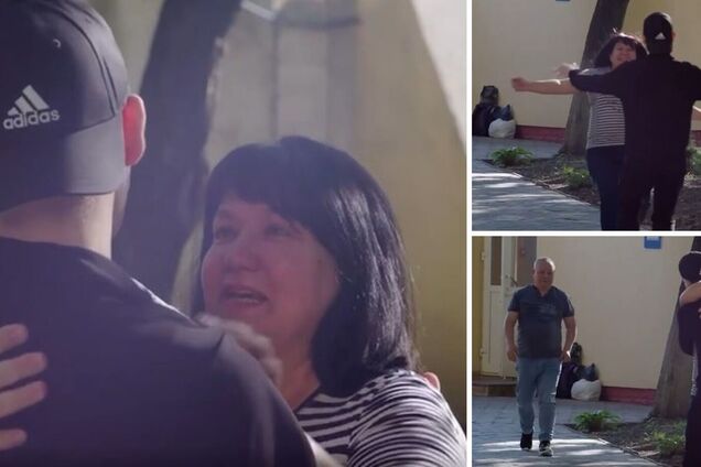 'Не можу надихатися повітрям свободи': мережу зворушило відео зустрічі звільненого з полону прикордонника з батьками  