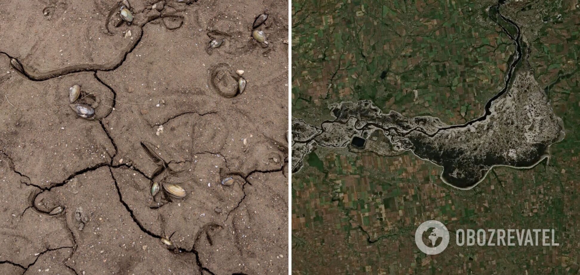 Каховского водохранилища больше нет: появились свежие спутниковые фото