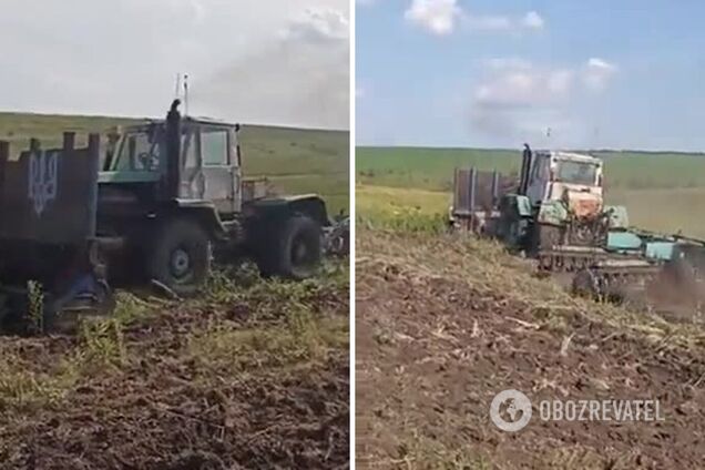Изобретательность и трудолюбие на высоком уровне: украинский фермер принялся самостоятельно разминировать поля. Видео