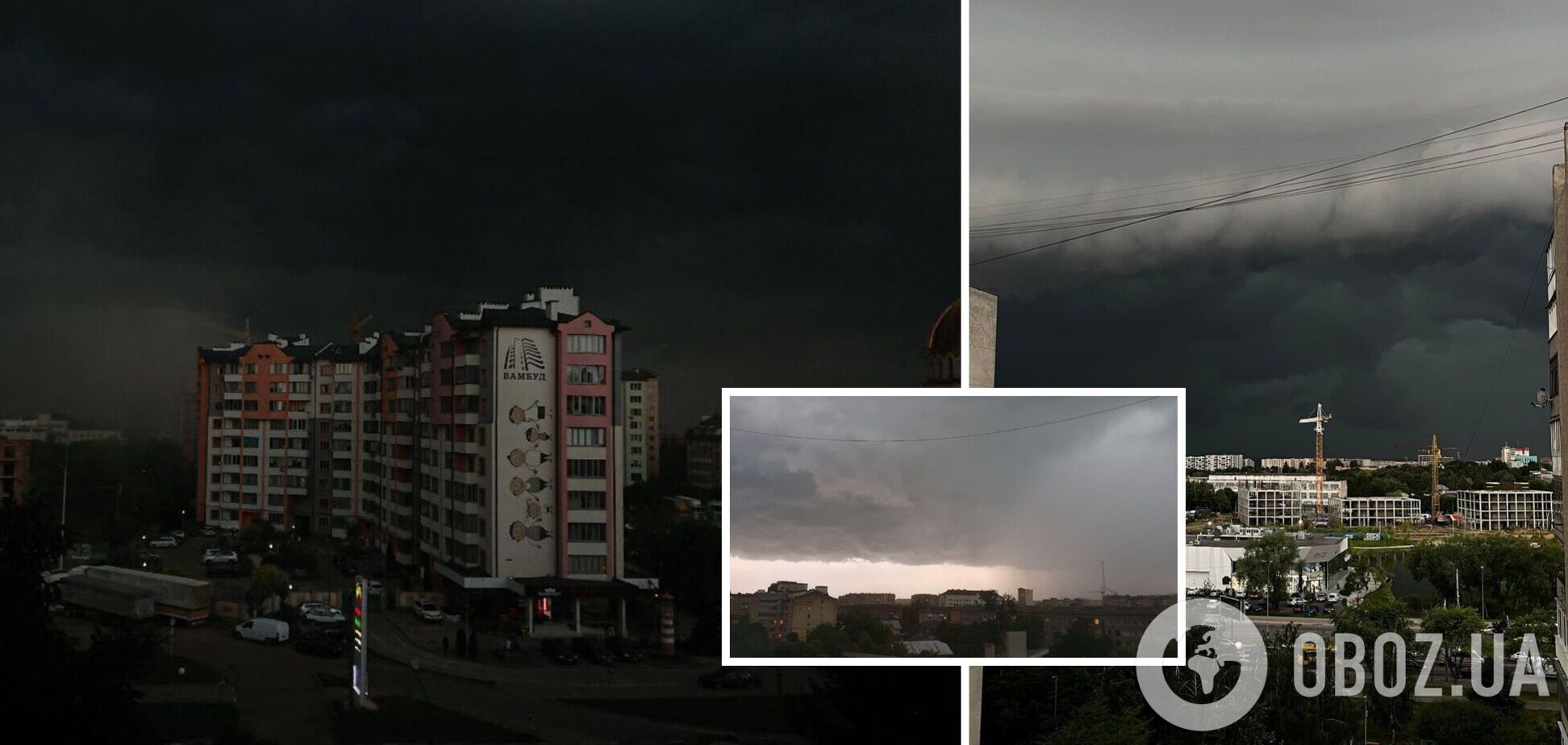 Будто апокалипсис: запад Украины накрыла страшная гроза. Фото и видео