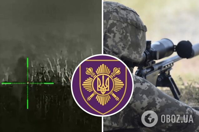 Постріл снайпера ЗСУ по супротивнику