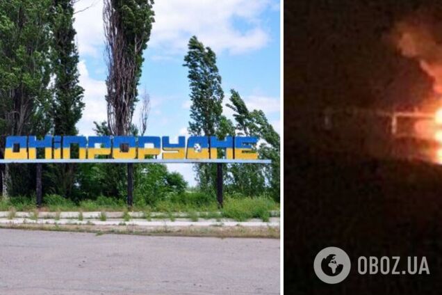 В окупованому Дніпрорудному партизани підірвали міст: важка техніка вже не пройде – ЗСУ