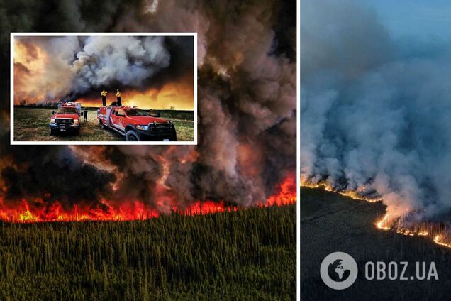 У Канаді не вщухають масштабні лісові пожежі: для боротьби з вогнем не вистачає рятувальників