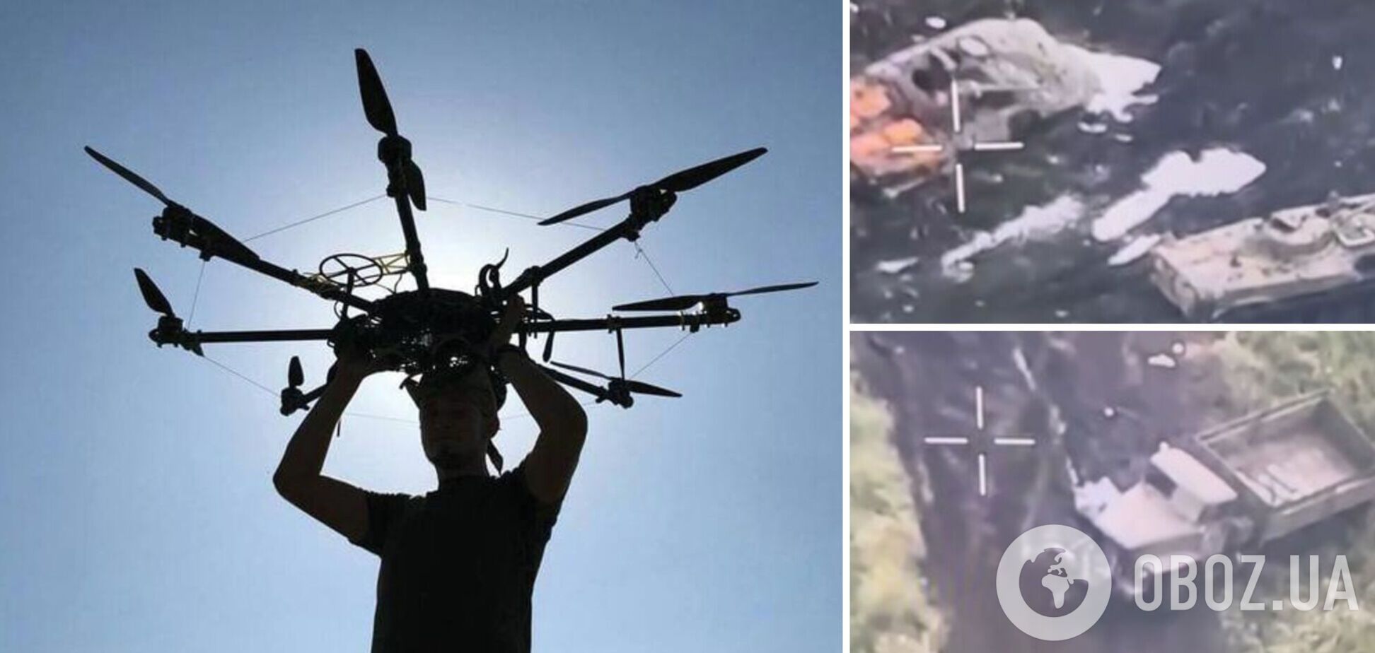 Український дрон R18 за ніч знищив колону окупантів. Відео