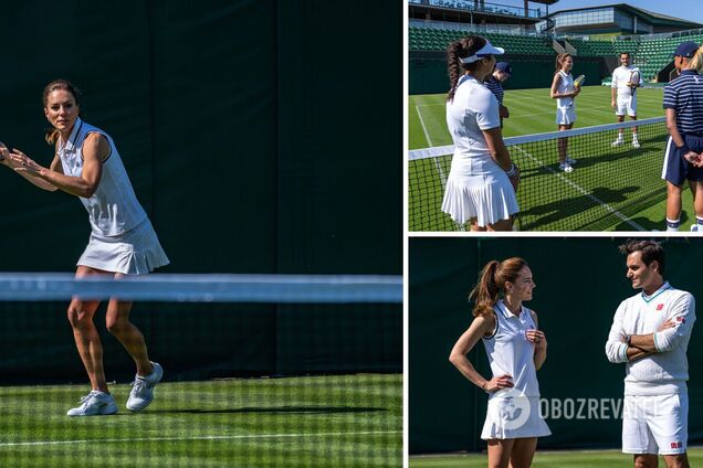 Федерер зіграв із принцесою Уельською на кортах Wimbledon. Відео