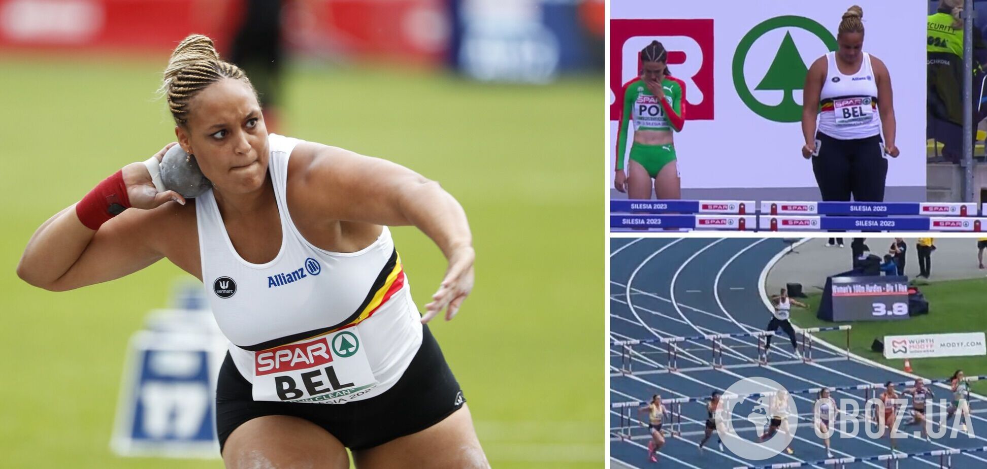 90-кг метальниця молота, щоб врятувати збірну, пробігла 100 м із бар'єрами та стала зіркою Європейських ігор-2023. Відео