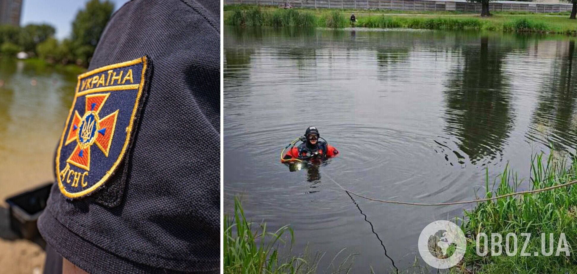 Тело погибшего обнаружили в озере на глубине два метра