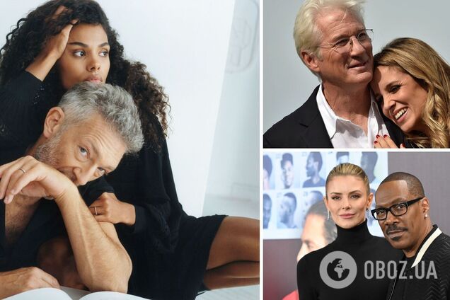 В дочери годятся: 5 звездных 'пенсионеров', которые в браке с молодыми женами