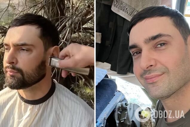 'Ты уничтожил Виталия Козловского': побратимы из Нацгвардии побрили певца на полигоне. Видео