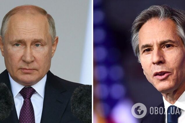 Блінкен: Путін має багато за що відповісти в найближчі тижні і місяці