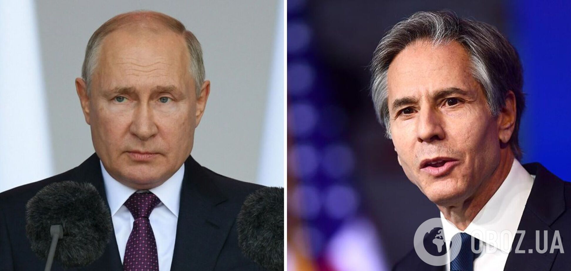 Блінкен: Путін має багато за що відповісти в найближчі тижні і місяці