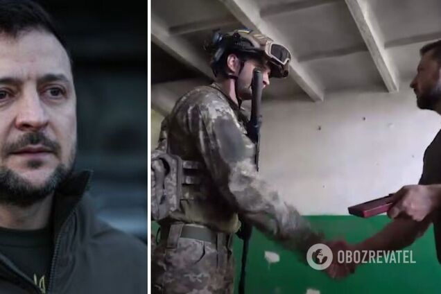 'Очень приятно сегодня быть здесь': Зеленский посетил позиции ВСУ на Бердянском направлении. Видео