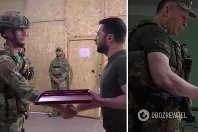 'Имею честь быть рядом с нашими героями': Зеленский наградил бойцов группировки войск 'Хортица'. Видео