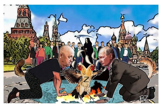 В погожий день ханжа Пригожин решил наведаться в Москву – прибраться в путинском хлеву