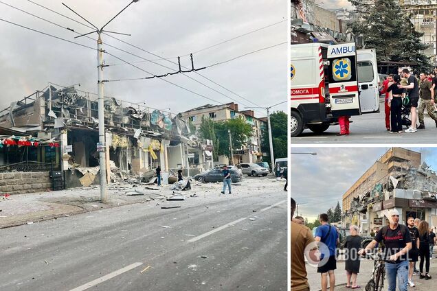 Россияне нанесли два ракетных удара по Краматорску: попали в общепит. Фото и видео