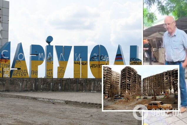 'Было бы мне 38, я бы с автоматом таких, как вы, мочил бы за Украину': в Мариуполе храбрый пенсионер поставил оккупантов на место. Видео