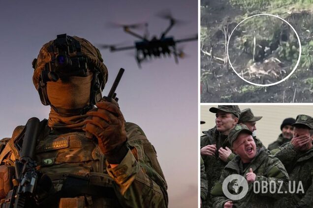 В ход пошла палка: украинский дрон снял драку оккупантов прямо на позициях. Видео