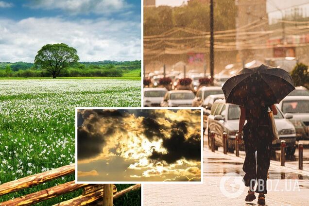 Дощі продовжаться: синоптики уточнили прогноз на середу в Україні. Карта