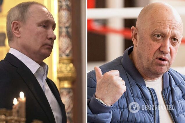 Володимир Путін та Євген Пригожин