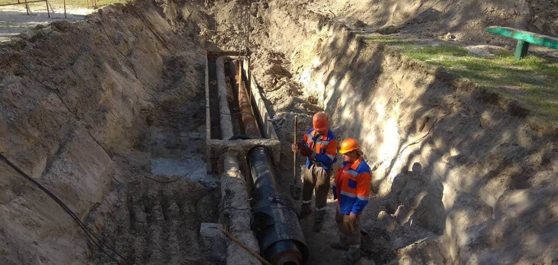 Специалисты 'Киевводоканала' уже начали ремонтные работы