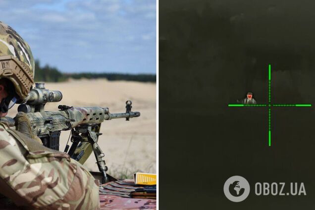 Украинский снайпер уничтожил оккупанта с расстояния 250 метров: Сырский показал видео