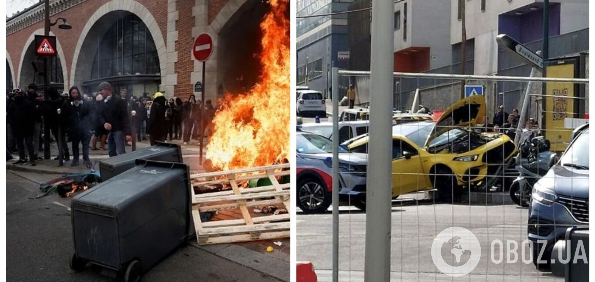 Во Франции вспыхнули акции протеста после убийства полицией подростка, отказавшегося остановить автомобиль. Фото и видео