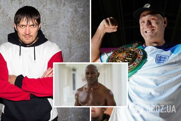 'Якщо вдарять, все може скінчитися': легендарний Холіфілд дав прогноз на бій Усик – Ф'юрі