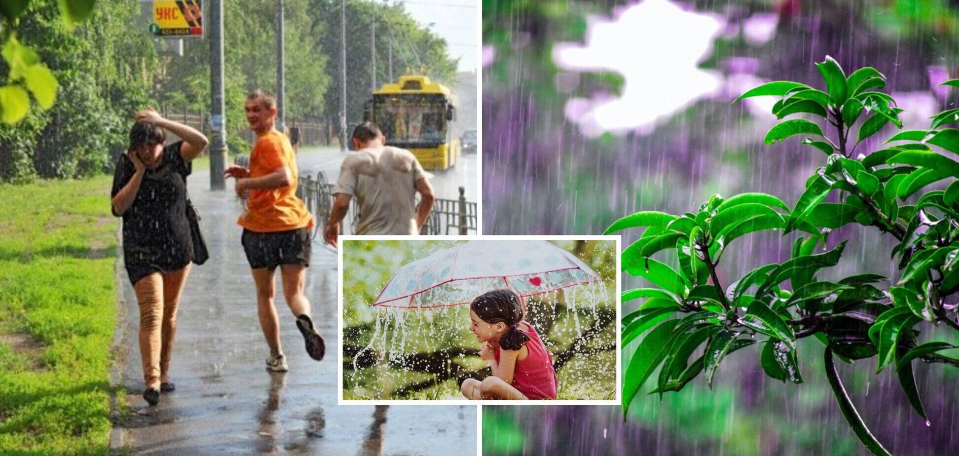 Україну в четвер накриють дощі і грози: синоптики уточнили прогноз. Карта