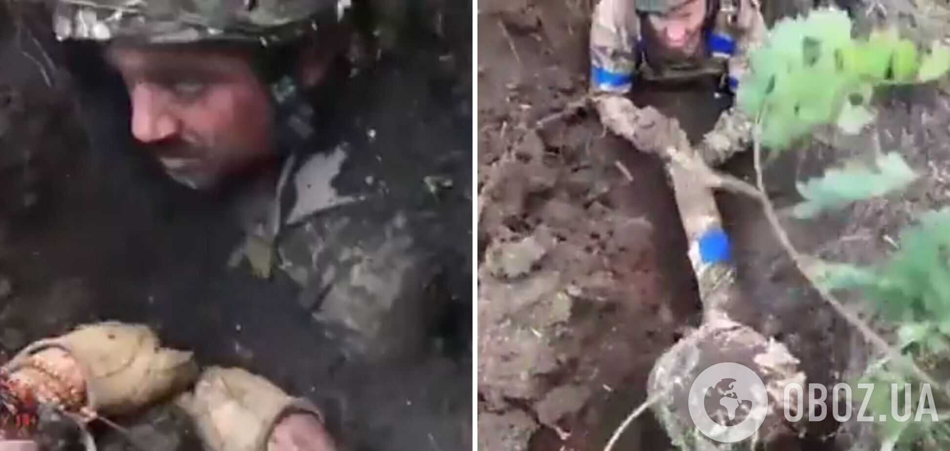Из-под земли достали: воины ВСУ спасли побратима, засыпанного во время вражеского обстрела. Видео