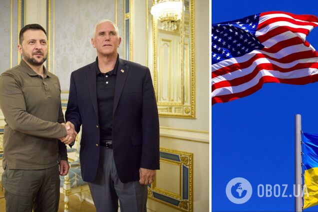 Украина имеет поддержку обеих партий США: Зеленский встретился с сенатором-республиканцем Майком Пенсом. Фото и видео