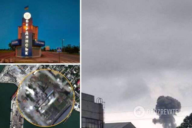 Окупанти заявляли про удар Storm Shadow: з'явилися супутникові фото порту в Бердянську після 'бавовни'