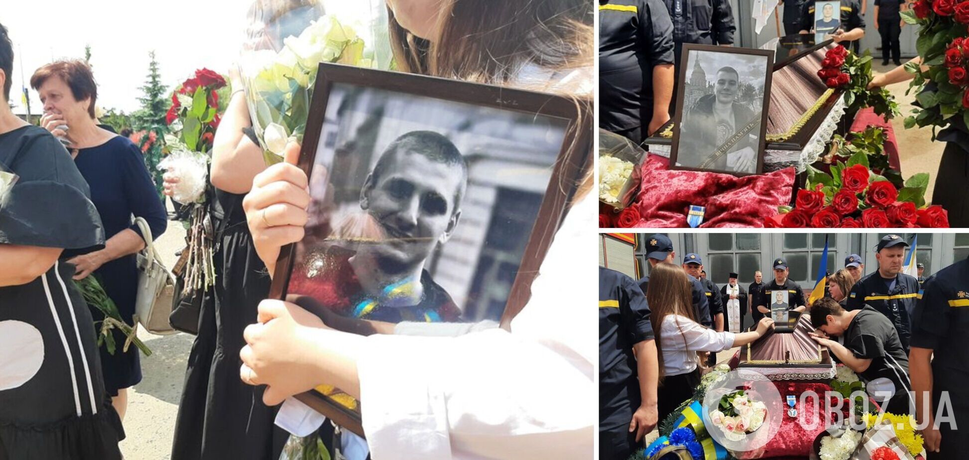 У Харкові попрощались із курсантами, які загинули від вибуху снаряда: сім'ї обох в окупації. Фото