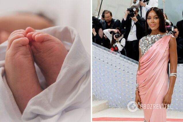 53-річна Наомі Кемпбелл вдруге стала мамою. Перше фото малюка