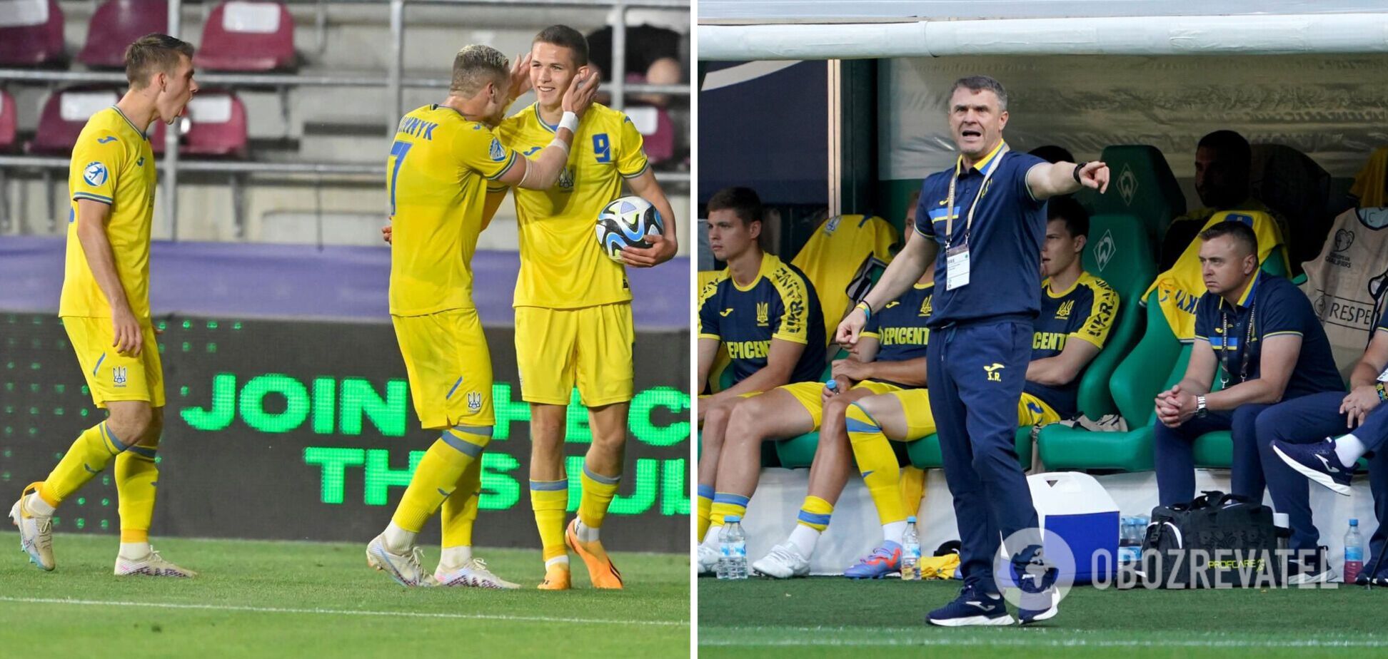 Ребров оцінив гру збірної України на молодіжному Євро-2023