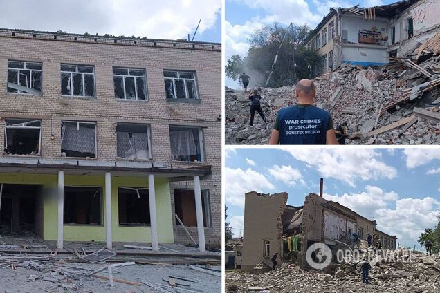 Оккупанты ударили по школе на Донетчине: есть жертвы и раненые. Фото