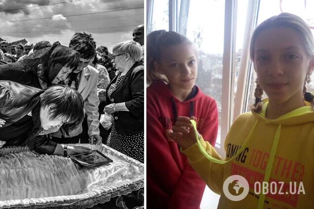 Похоронили в свадебных платьях: в Донецкой области простились с близняшками, которых РФ убила в Краматорске. Фото