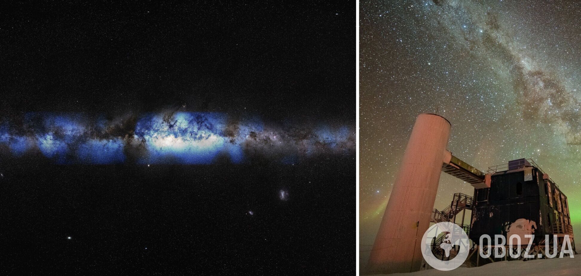 Вперше отримано зображення 'частинок-привидів' галактики Чумацький Шлях: детектор IceCube виявив нейтрино