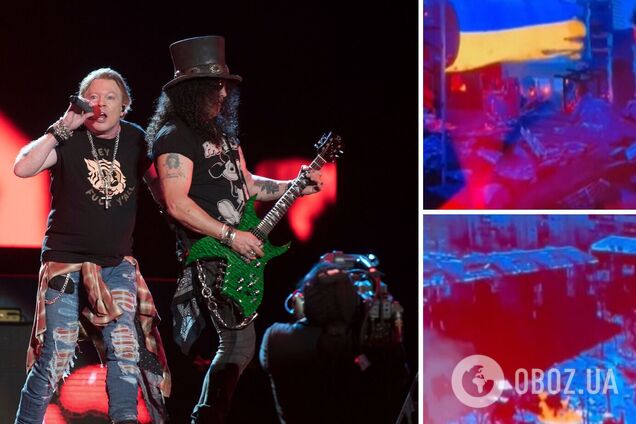 Легендарні Guns N' Roses почали світове турне з пісні-присвяти народу України. Відео 