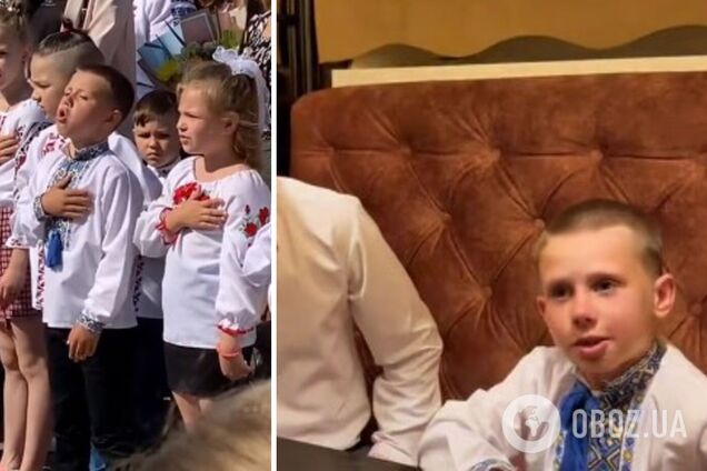 Маленький украинец стал звездой сети из-за зажигательного исполнения Гимна Украины. Видео