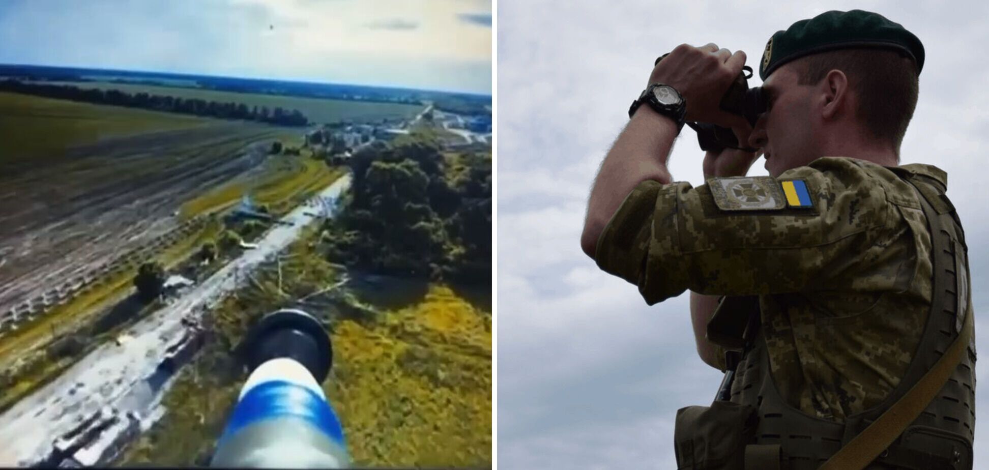 'Съемка закончилась': украинские пограничники дроном-камикадзе уничтожили комплекс наблюдения оккупантов 'Муром-М'. Видео