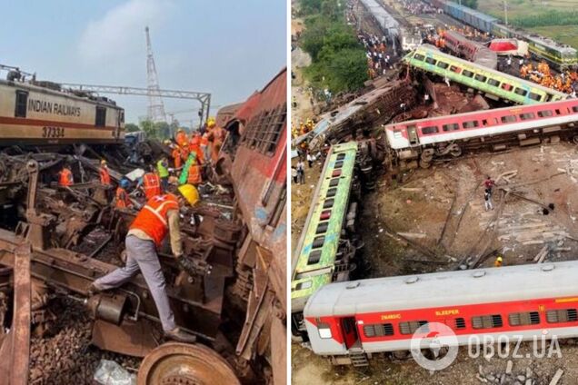 Найбільша трагедія за 20 років: в Індії вже 294 загиблих після зіткнення потягів