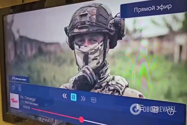 Телебачення у Криму показало відео, зняте українськими військовими