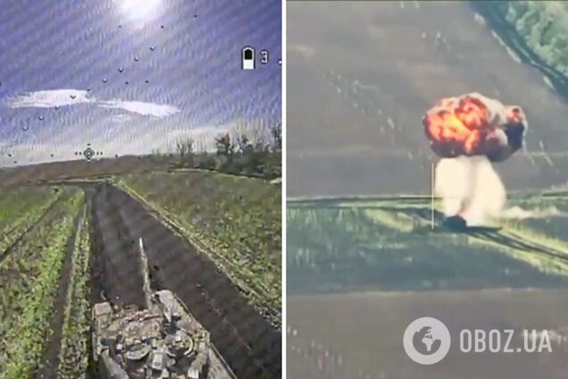 Украинские воины накрыли вражеский танк 'адским' огнем. Видео